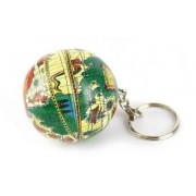 Nyckelring Nautisk glob 42mm